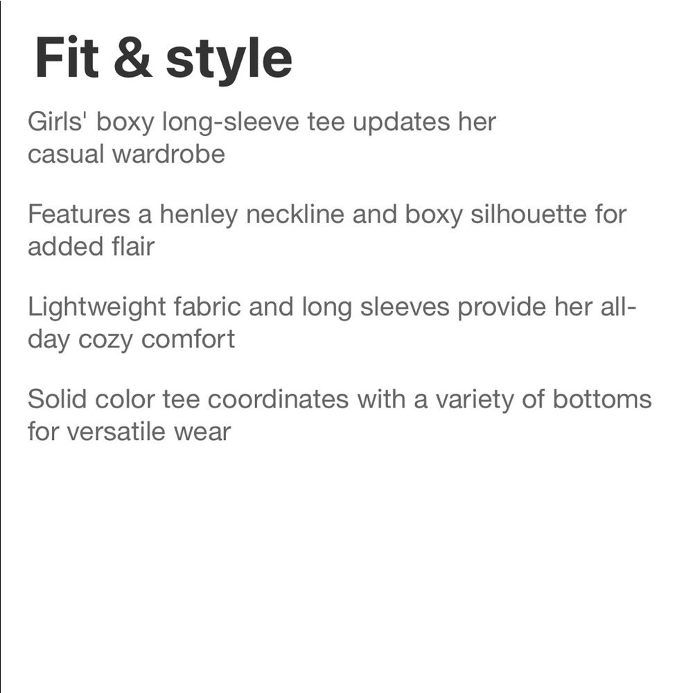 Art Class Henley Long Sleeve Top - Picture 4 of 10